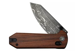 Couteau pliant CIVIVI Yonder Damas C23073BDS1 manche en bois de guibourtia 9,5cm