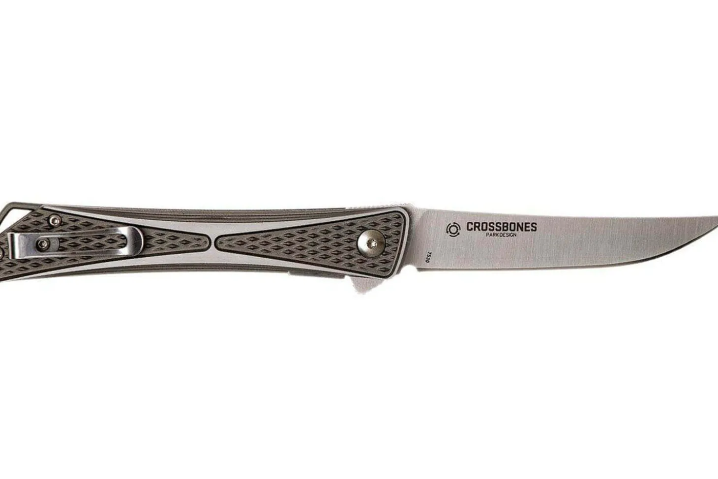 Couteau pliant CRKT CROSSBONES 7530 manche alu 11,4cm