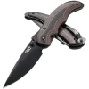 Couteau pliant CRKT Endorser manche G10 noir marron strié 10,5cm