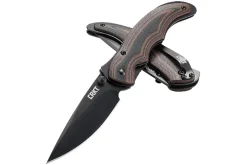 Couteau pliant CRKT Endorser manche G10 noir marron strié 10,5cm