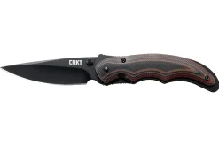 Couteau pliant CRKT Endorser manche G10 noir marron strié 10,5cm