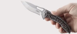 Couteau pliant CRKT FOSSIL COMPACT 5460 manche martelé 10,9cm