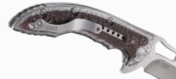Couteau pliant CRKT FOSSIL 5470 manche martelé 12,6cm