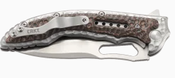 Couteau pliant CRKT FOSSIL 5470 manche martelé 12,6cm