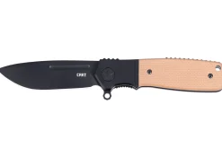 Couteau pliant CRKT Homefront K245BKP lame noire manche en G10 brun 9,8cm