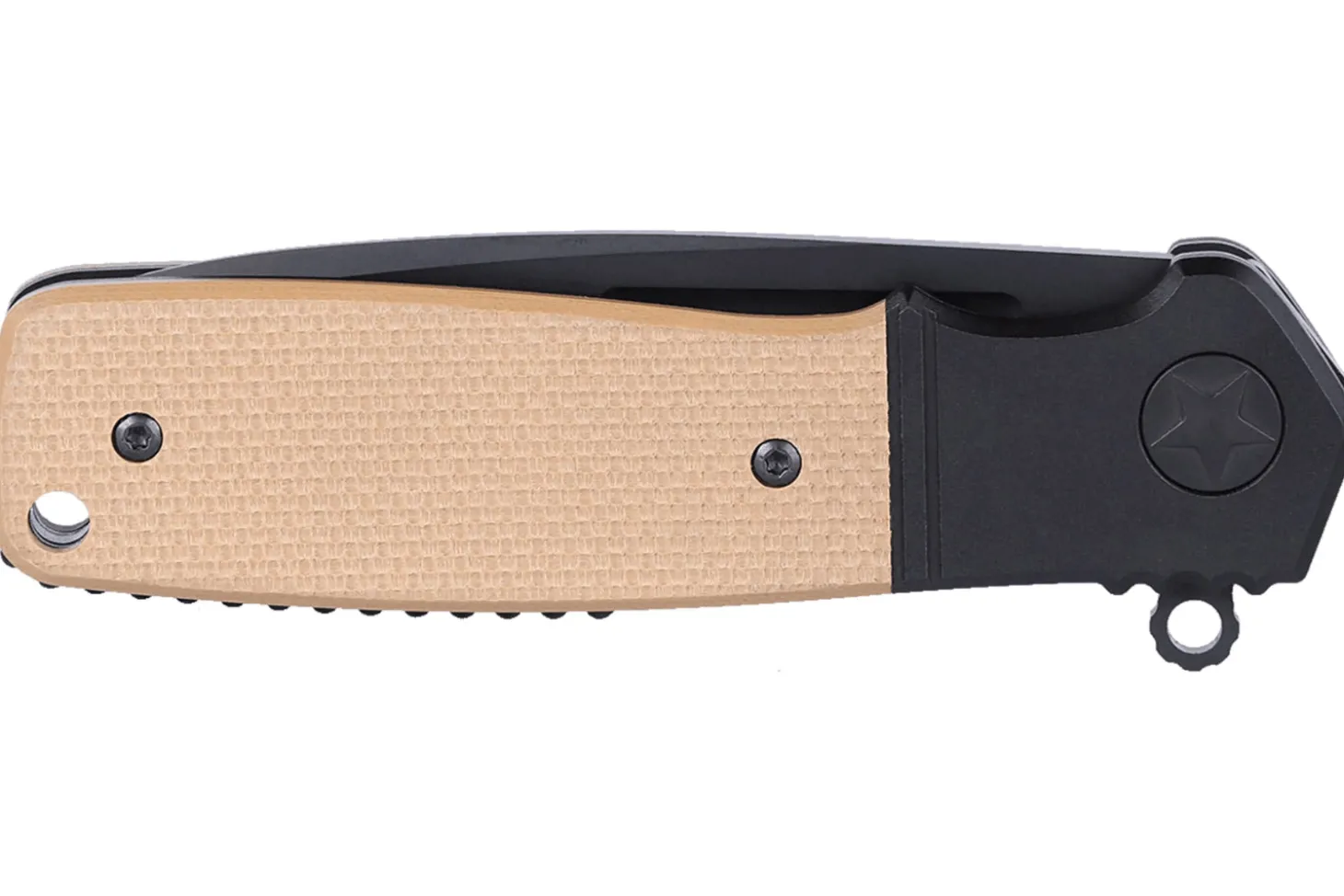 Couteau pliant CRKT Homefront K245BKP lame noire manche en G10 brun 9,8cm