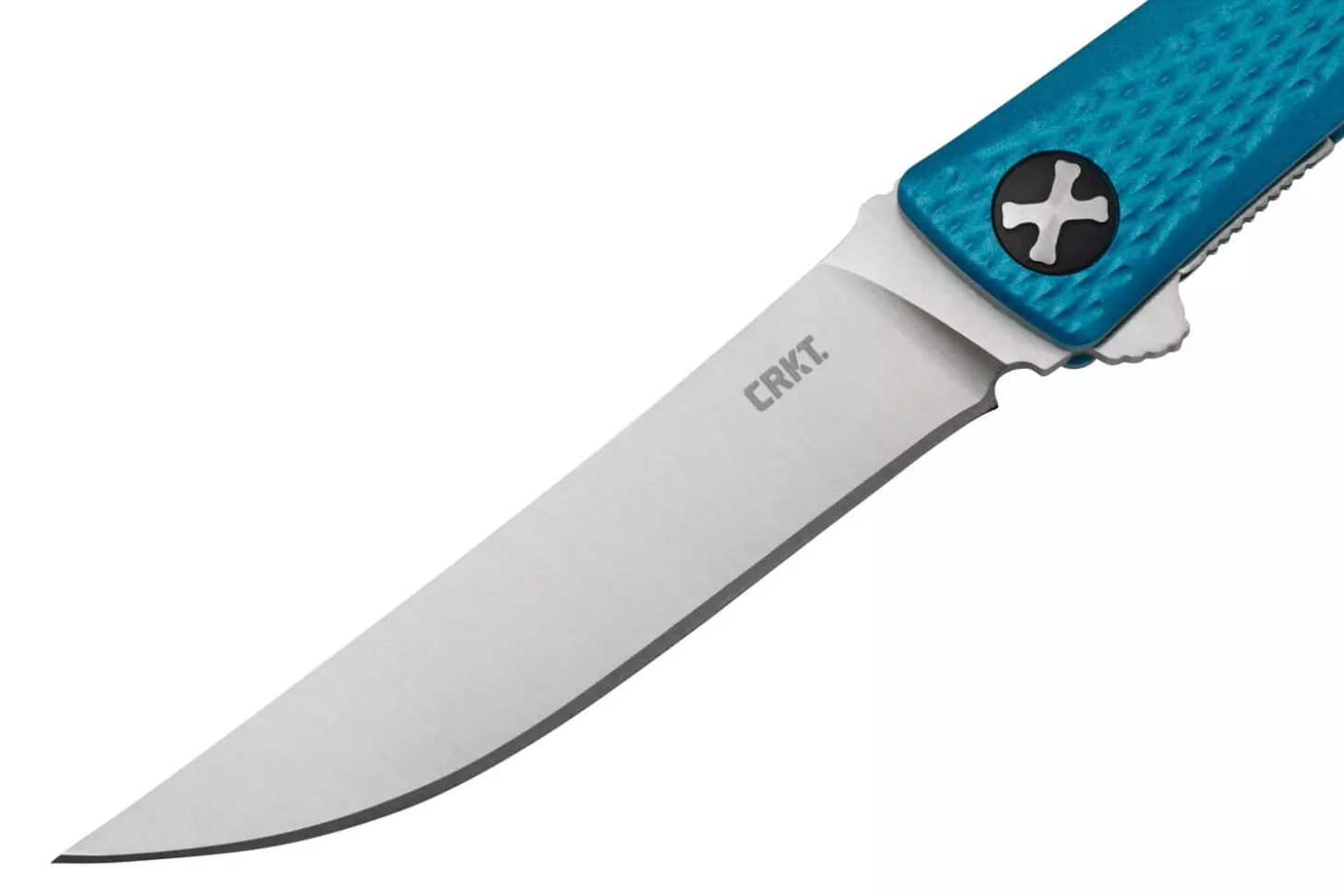 Couteau pliant CRKT Kalbi 7540 manche en aluminium bleu 10,2cm