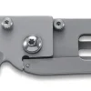 Couteau pliant CRKT KISS 5510 dentelé manche inox porte-billets 8,9cm