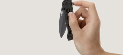 Couteau pliant CRKT M21 manche à trous G10 noir