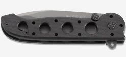 Couteau pliant CRKT M21 manche à trous G10 noir