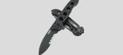 Couteau pliant CRKT M21 manche à trous G10 noir