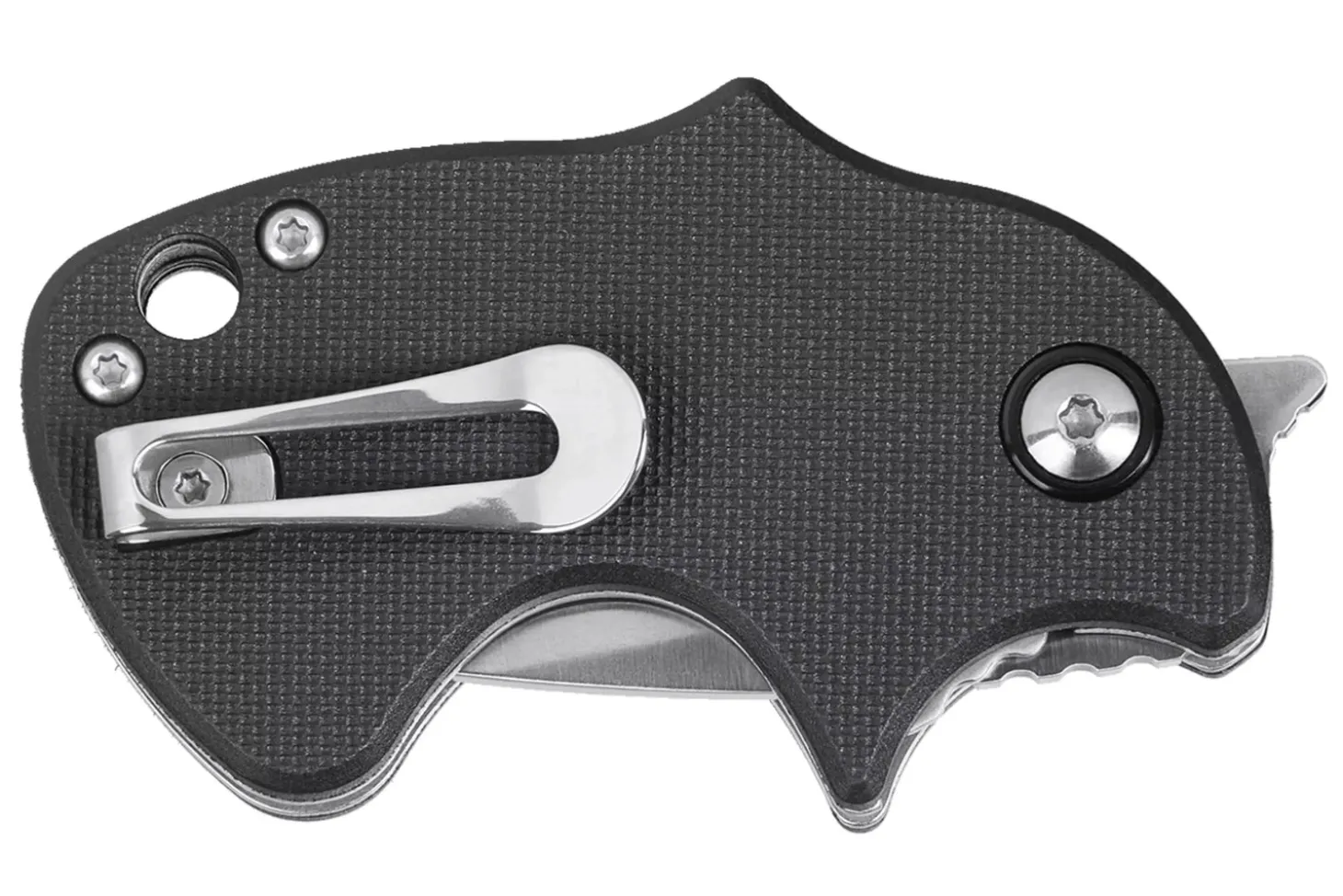 Couteau pliant CRKT Orca 7930 manche en nylon / fibres de verre noir 7,5cm