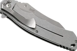 Couteau pliant CRKT RASP 2081 manche acier inox 12,8cm
