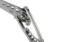 Couteau pliant CRKT Snap Lock 5102N manche acier 420J2 10,5cm