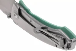 Couteau pliant CRKT Tuna Compact 2522B.CR manche 9,6cm en G10 vert d'eau