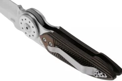 Couteau pliant CRKT Walker 4200.CR manche 10,3cm en G10 noir et marron