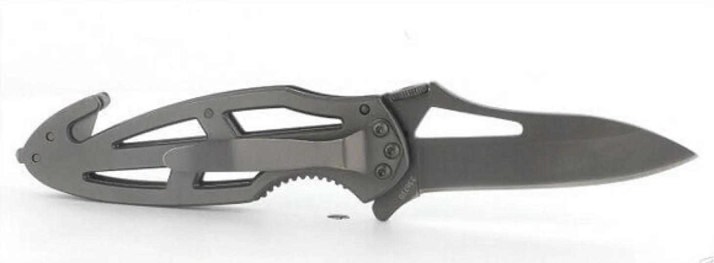 Couteau pliant de secours Herbertz 236710 manche perforé en acier 10cm