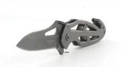 Couteau pliant de secours Herbertz 236710 manche perforé en acier 10cm