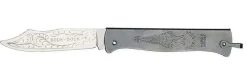 Couteau pliant Douk-Douk Géant 815 lame carbone manche métal 14cm + plumier bois