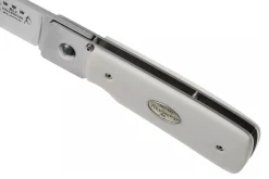 Couteau pliant Fallkniven RL1EY manche Elforyn imitation ivoire 9,5cm + étui en daim