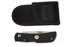 Couteau pliant Fallkniven TK4 Tre Kronor manche grilon noir 9,5cm + étui Cordura