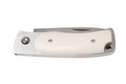 Couteau pliant Fallkniven U1EY Elmax manche Elforyn imitation ivoire 8,6cm + étui Cordura