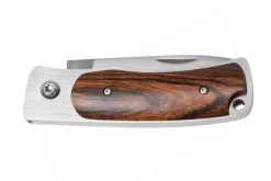 Couteau pliant Fallkniven U1 Elmax manche Desert Ironwood 8,6cm + étui Cordura