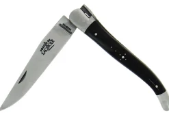 Couteau pliant Forge de Laguiole manche en corne foncée 12cm