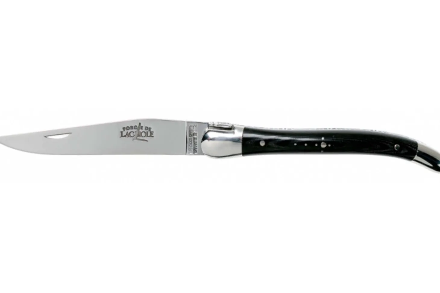 Couteau pliant Forge de Laguiole manche noir 12cm