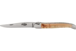 Couteau pliant Forge de Laguiole manche en bois de genévrier 12cm