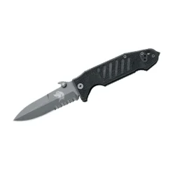 Couteau pliant FOX military Col Moschin à dents manche G10 11cm - Coffret