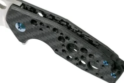 Couteau pliant Fox Suru fibre de carbone noir/titanium 9cm