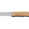 Couteau pliant FOX Terzuola FX-525 OL manche olivier 11cm + étui ceinture
