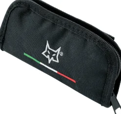 Couteau pliant FOX Terzuola FX-525TI BL manche titane bleu 11cm + étui
