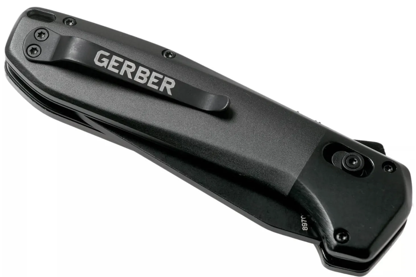 Couteau pliant Gerber HighBrow Large GE001713 manche en aluminium noir 12cm