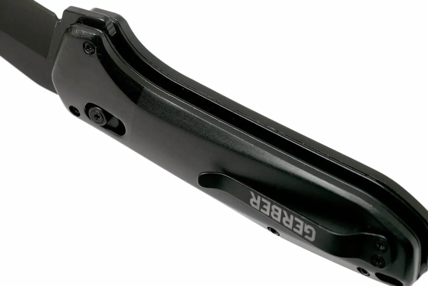 Couteau pliant Gerber HighBrow Large GE001713 manche en aluminium noir 12cm