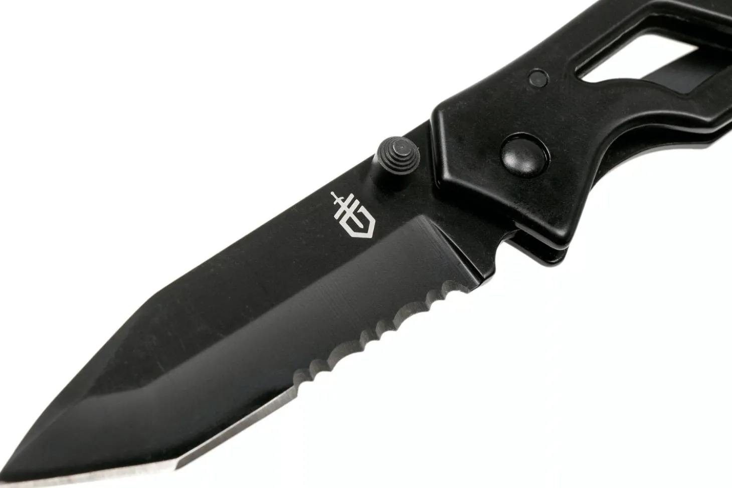 Couteau pliant Gerber Paraframe I Tanto GE003628 manche squelette en acier inox noir 10,5cm