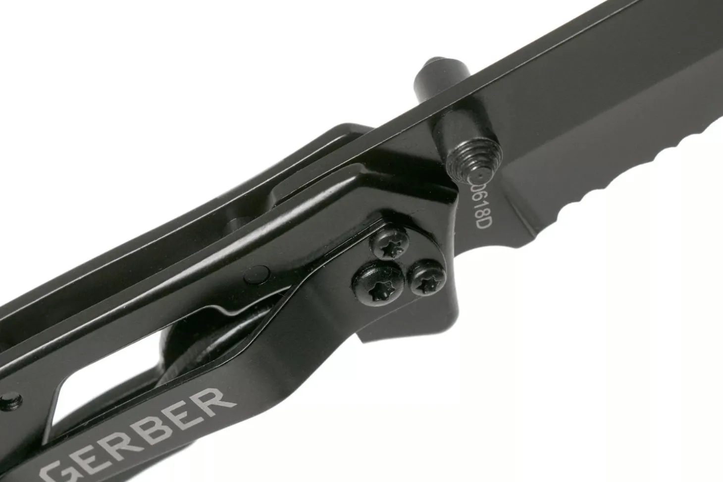 Couteau pliant Gerber Paraframe I Tanto GE003628 manche squelette en acier inox noir 10,5cm