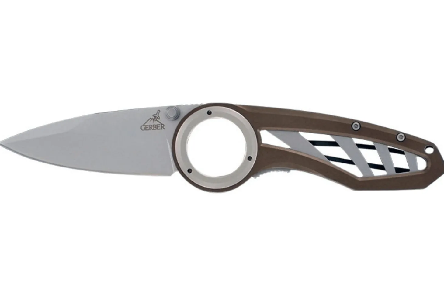 Couteau pliant Gerber Remix GE003640 manche squelette en aluminium anodisé 11,3cm