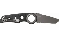 Couteau pliant Gerber Remix Tactical GE003641 lame Tanto manche troué en G10 noir 12cm