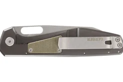 Couteau pliant Gerber Slimsada GE001912 manche en acier/micarta naturel 11,6cm