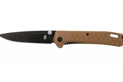 Couteau pliant Gerber Zilch GE001881 blackwashed manche en nylon/fibres de verre coyote 10,3cm