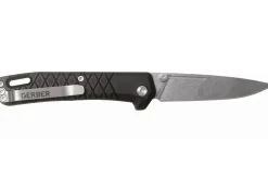 Couteau pliant Gerber Zilch GE001879 manche en nylon / fibres de verre noir 10,3cm