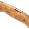 Couteau pliant Helle Bleja H625 manche en bois de bouleau 11,7cm + gaine en cuir