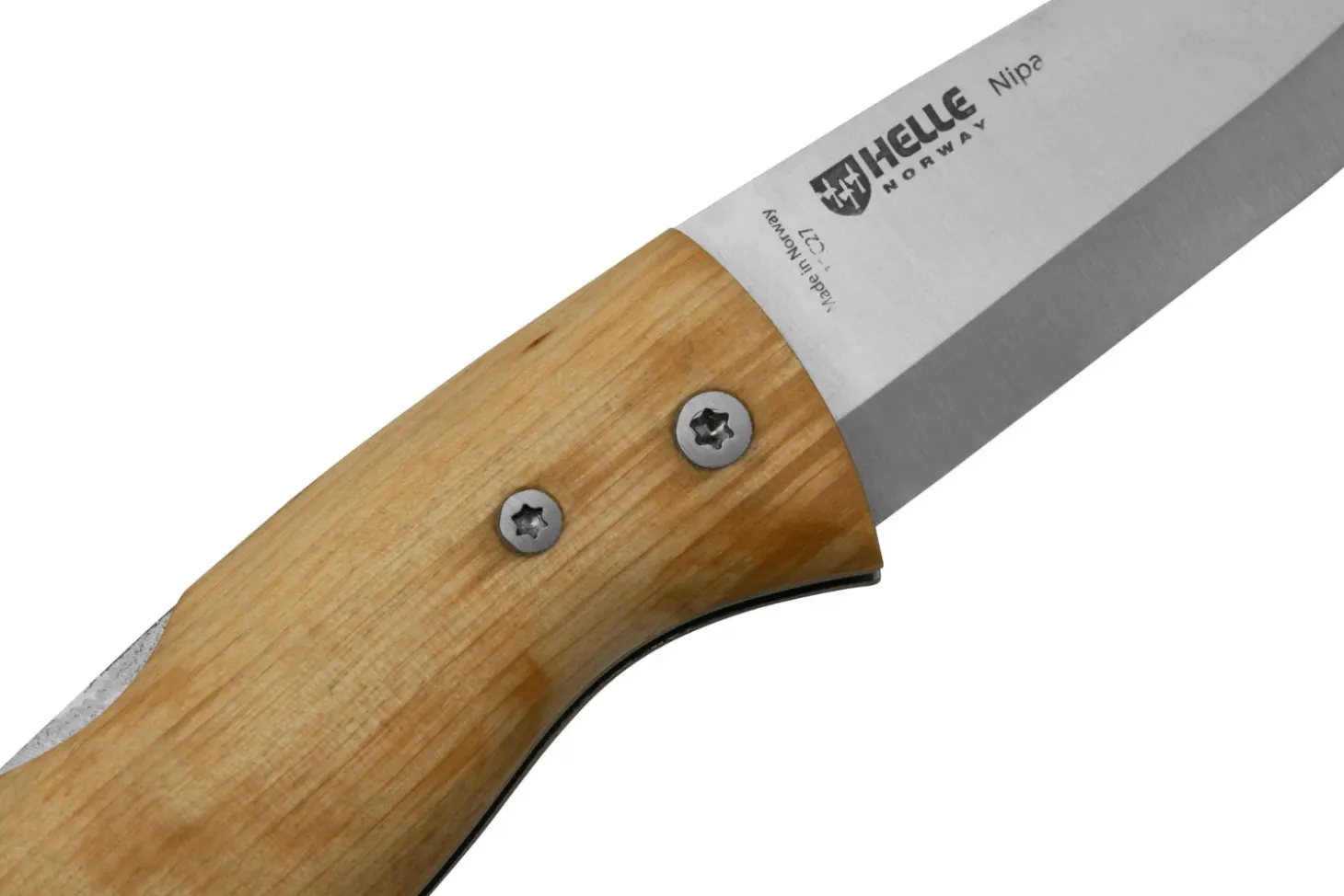 Couteau pliant Helle Nipa H657 manche en bois de bouleau 9,4cm