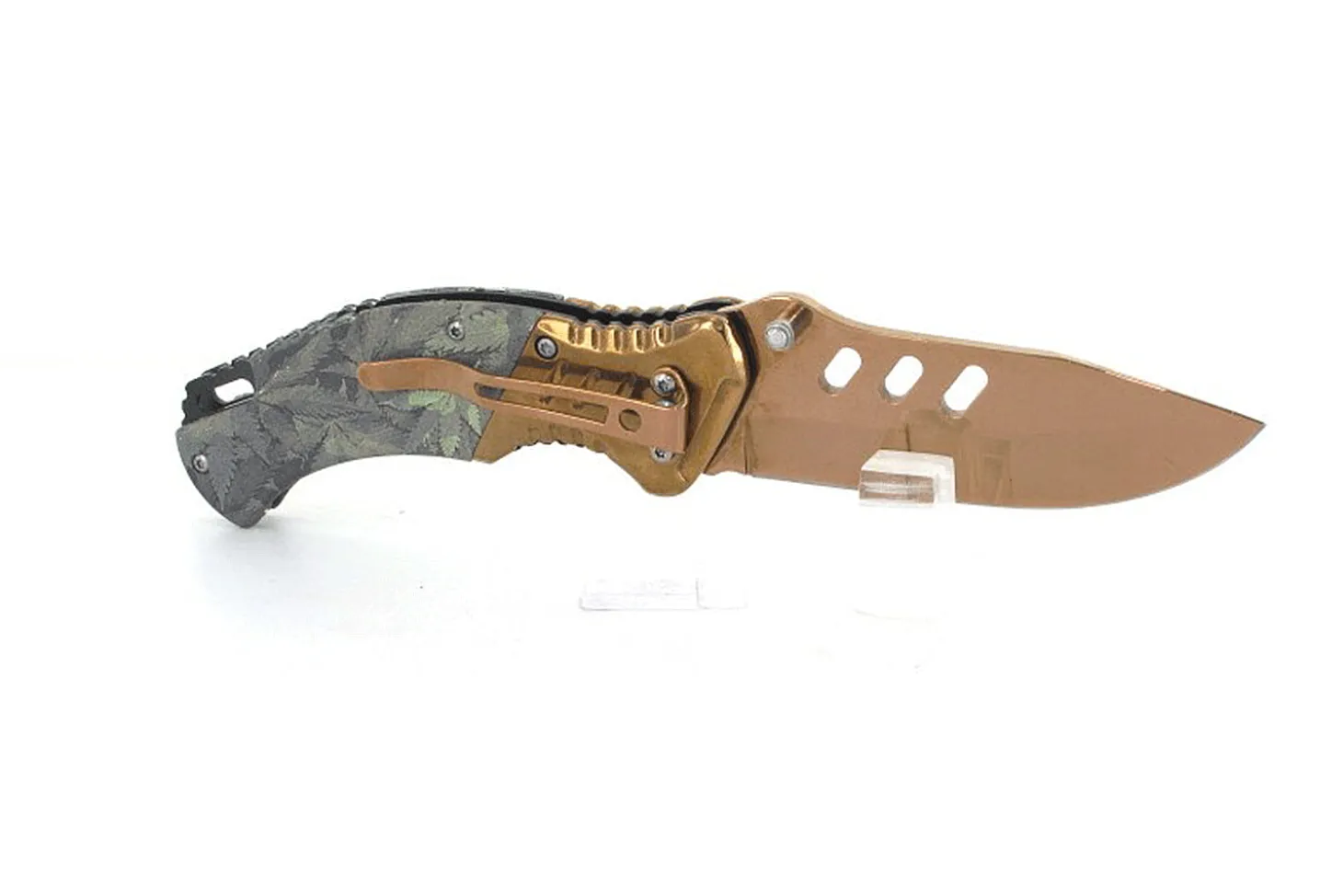 Couteau pliant Herbertz 575612 bronzé manche 11.5cm camouflage + étui