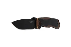 Couteau pliant Herbertz 533512 lame noire et manche ergonomique bi-matière 12cm