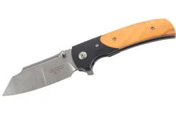 Couteau pliant Herbertz 591112 manche en G10 et bois d'Euonymus 11,7cm