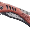 Couteau pliant Herbertz 582909 manche en titane/bois de cocobolo 9cm + chaîne à billes