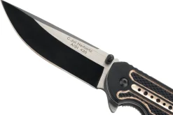 Couteau pliant Herbertz 533813 manche cranté aluminium noir / bronze 12,5cm